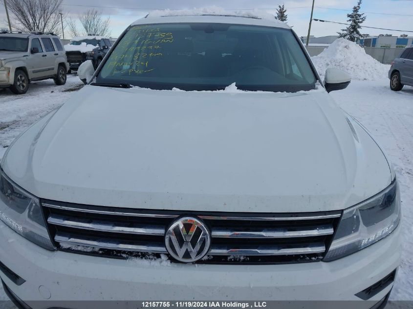 2018 Volkswagen Tiguan VIN: 3VV2B7AX0JM199297 Lot: 12157755