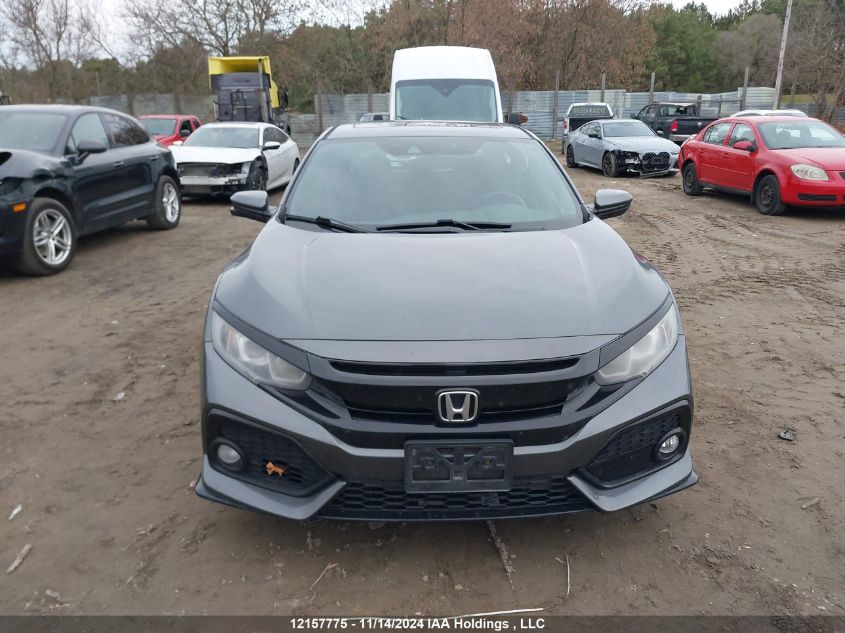 2018 Honda Civic Hatchback VIN: SHHFK7H46JU300566 Lot: 12157775