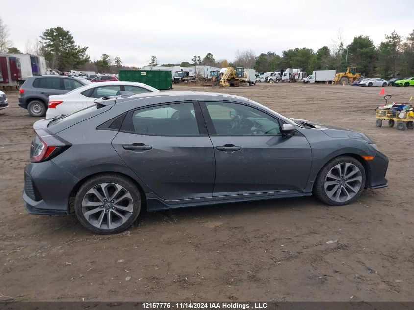 2018 Honda Civic Hatchback VIN: SHHFK7H46JU300566 Lot: 12157775