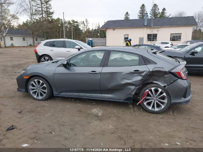 2018 Honda Civic Hatchback VIN: SHHFK7H46JU300566 Lot: 12157775