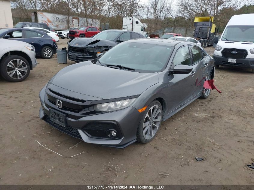 2018 Honda Civic Hatchback VIN: SHHFK7H46JU300566 Lot: 12157775