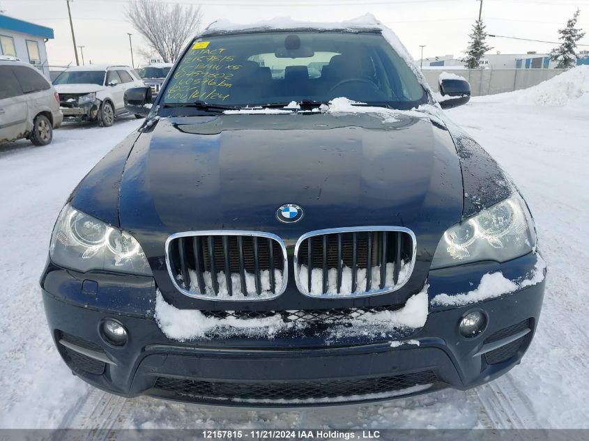 2012 BMW X5 VIN: 5UXZV4C53CL759802 Lot: 12157815