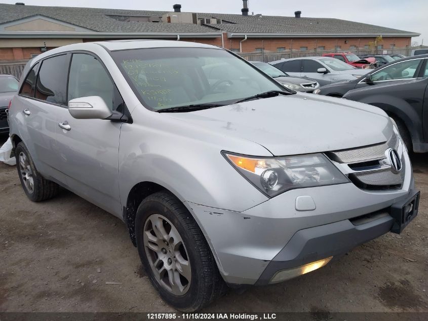 2009 Acura Mdx VIN: 2HNYD282X9H001619 Lot: 12157895