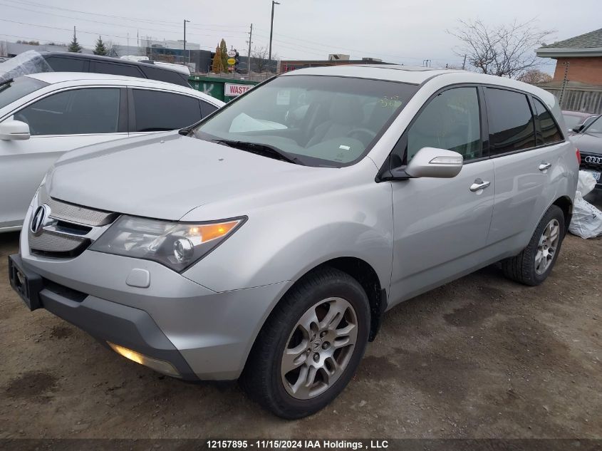 2009 Acura Mdx VIN: 2HNYD282X9H001619 Lot: 12157895