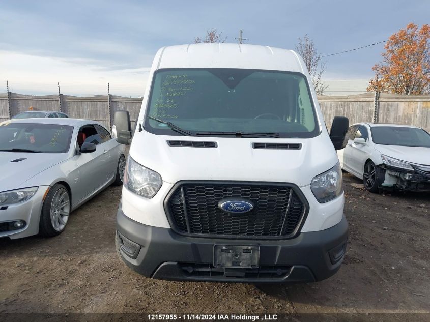 2021 Ford Transit T-250 VIN: 1FTBR1C81MKA27921 Lot: 12157955