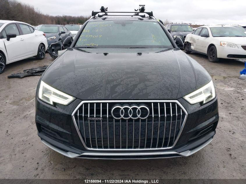 2017 Audi A4 Allroad Premium Plus VIN: WA18NAF46HA109017 Lot: 12158094