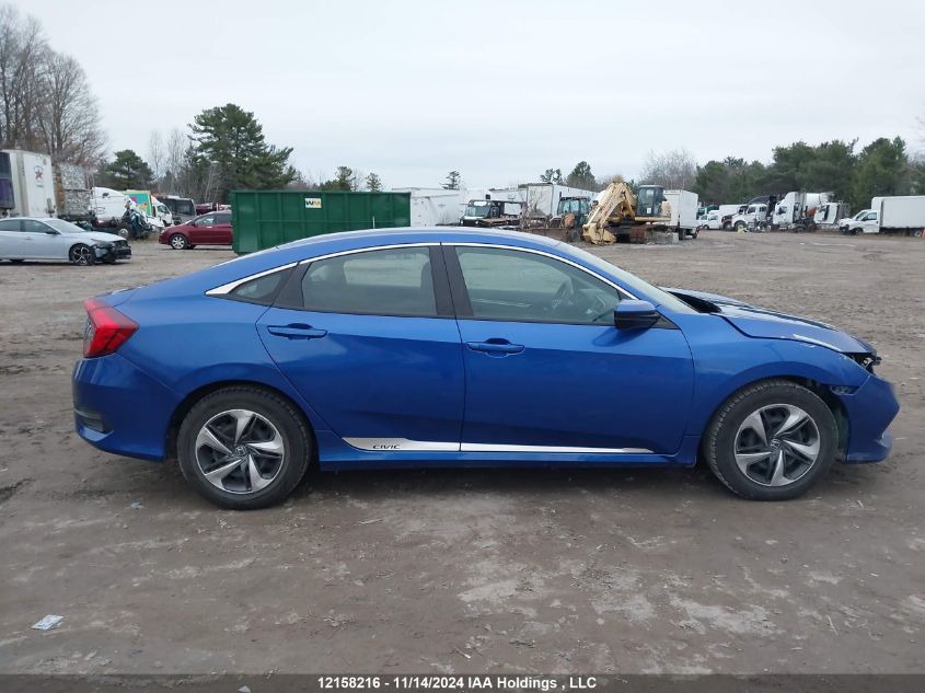 2020 Honda Civic Lx VIN: 2HGFC2F5XLH000170 Lot: 12158216