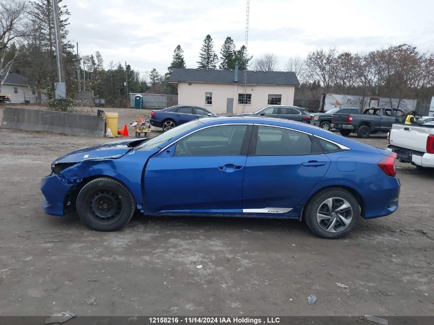 2020 Honda Civic Lx VIN: 2HGFC2F5XLH000170 Lot: 12158216