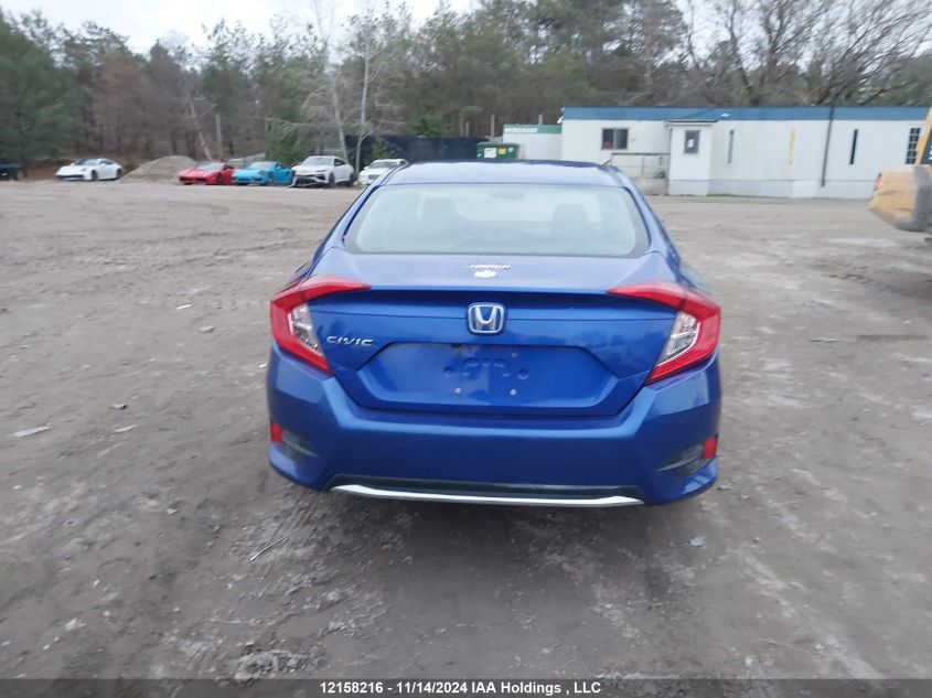 2020 Honda Civic Lx VIN: 2HGFC2F5XLH000170 Lot: 12158216