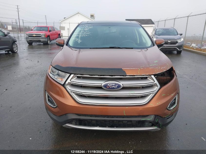 2017 Ford Edge Sel VIN: 2FMPK4J97HBB21188 Lot: 12158244