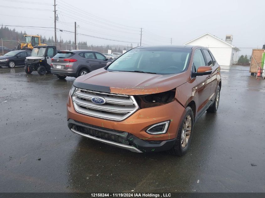 2017 Ford Edge Sel VIN: 2FMPK4J97HBB21188 Lot: 12158244