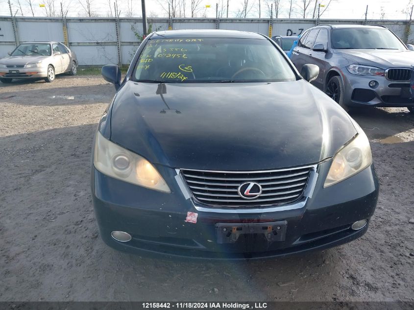 2007 Lexus Es 350 350 VIN: JTHBJ46G772072456 Lot: 12158442