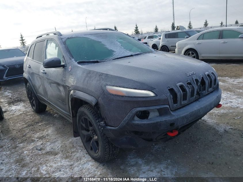 2018 Jeep Cherokee Trailhawk VIN: 1C4PJMBX4JD581848 Lot: 12158470