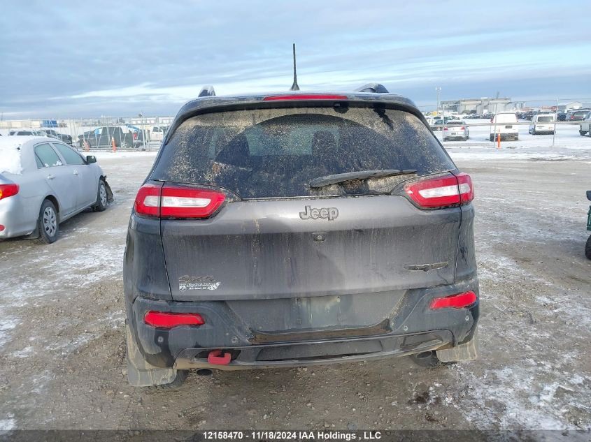 2018 Jeep Cherokee Trailhawk VIN: 1C4PJMBX4JD581848 Lot: 12158470