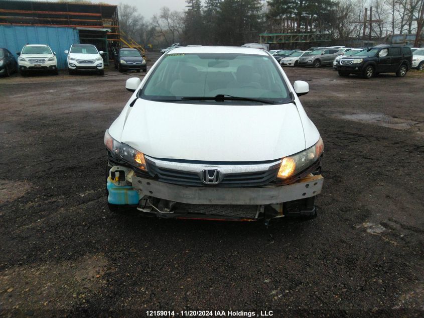 2012 Honda Civic Lx VIN: 2HGFB2F41CH035111 Lot: 12159014