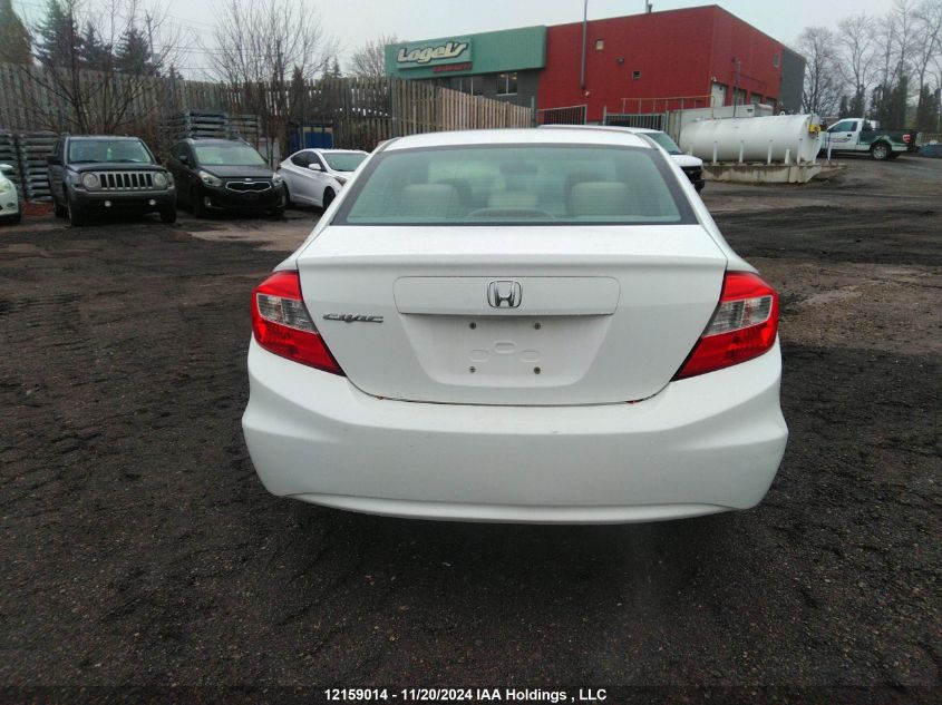 2012 Honda Civic Lx VIN: 2HGFB2F41CH035111 Lot: 12159014