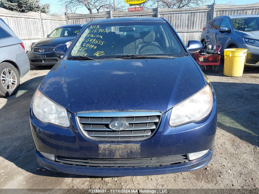 2009 Hyundai Elantra Gls/Se VIN: KMHDU45D19U549555 Lot: 12159051