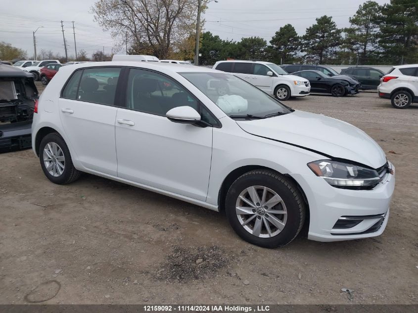 2019 Volkswagen Golf S/Se VIN: 3VWG57AU2KM022654 Lot: 12159092