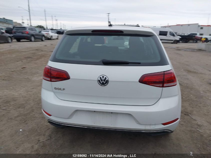 2019 Volkswagen Golf S/Se VIN: 3VWG57AU2KM022654 Lot: 12159092