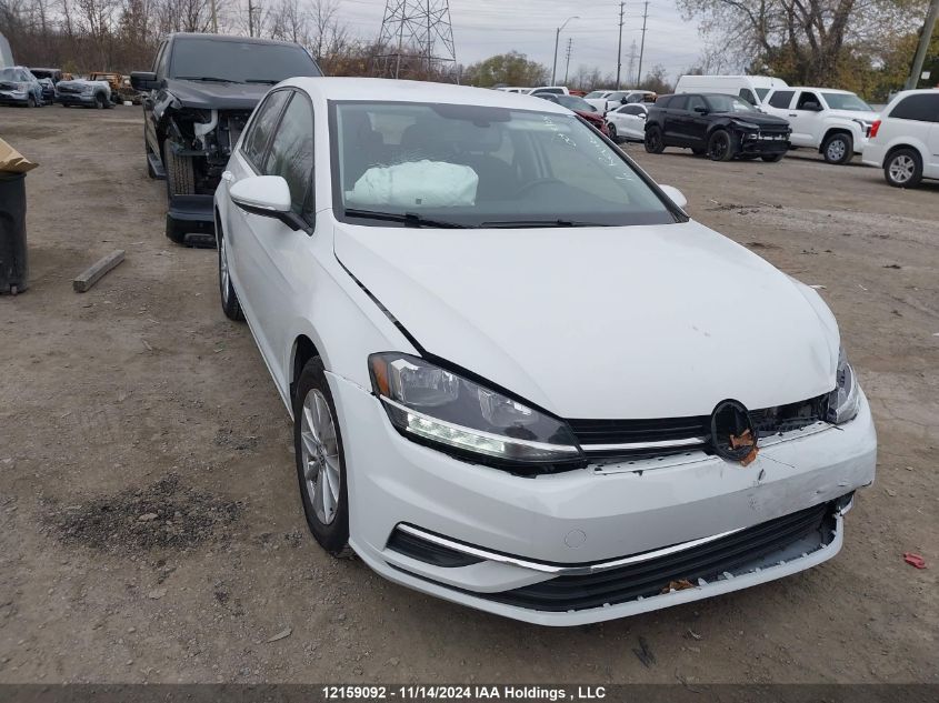 2019 Volkswagen Golf S/Se VIN: 3VWG57AU2KM022654 Lot: 12159092