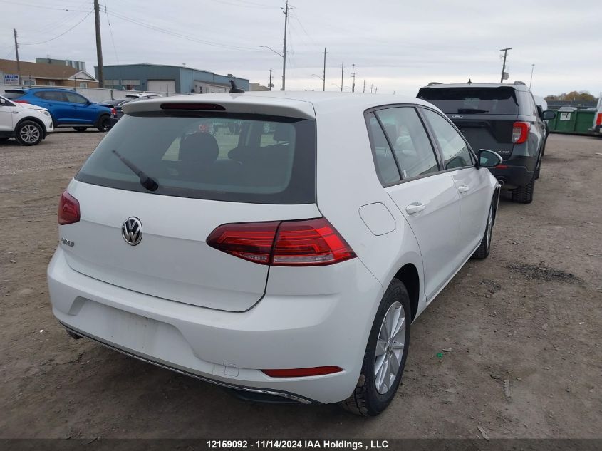 2019 Volkswagen Golf S/Se VIN: 3VWG57AU2KM022654 Lot: 12159092