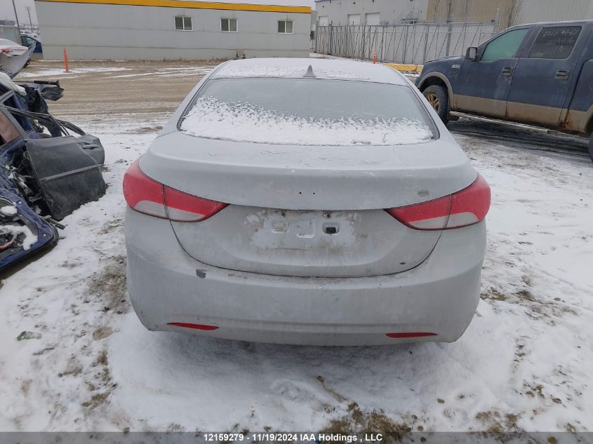 2012 Hyundai Elantra Gls VIN: 5NPDH4AE0CH095176 Lot: 12159279