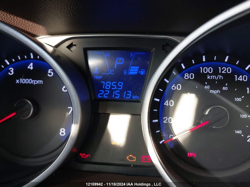 2013 Hyundai Tucson Gl/Gls/L/Premium VIN: KM8JT3AC2DU597264 Lot: 12159942