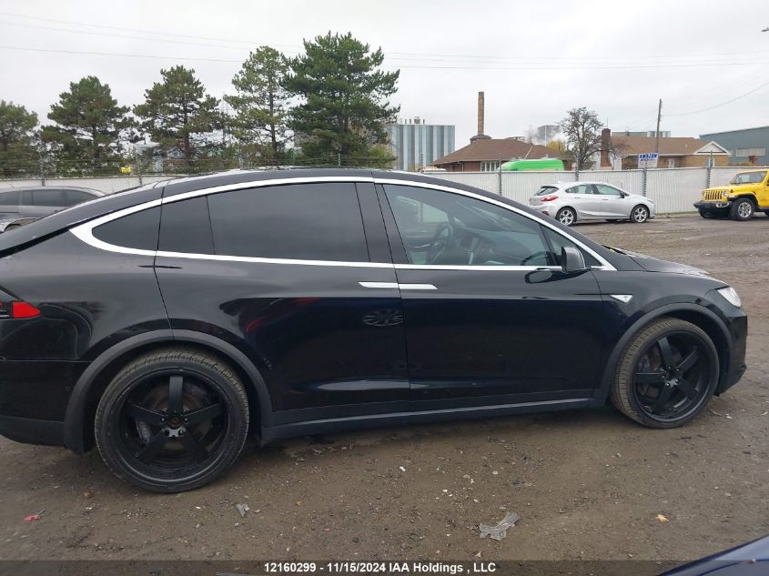 2016 Tesla Model X 60D/70D/75D/90D VIN: 5YJXCAE21GF016273 Lot: 12160299