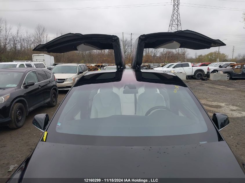 2016 Tesla Model X 60D/70D/75D/90D VIN: 5YJXCAE21GF016273 Lot: 12160299