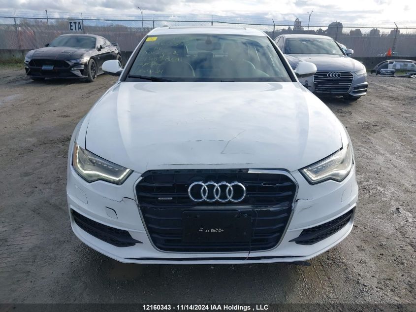 2013 Audi A6 Premium VIN: WAUJFCFC4DN012602 Lot: 12160343