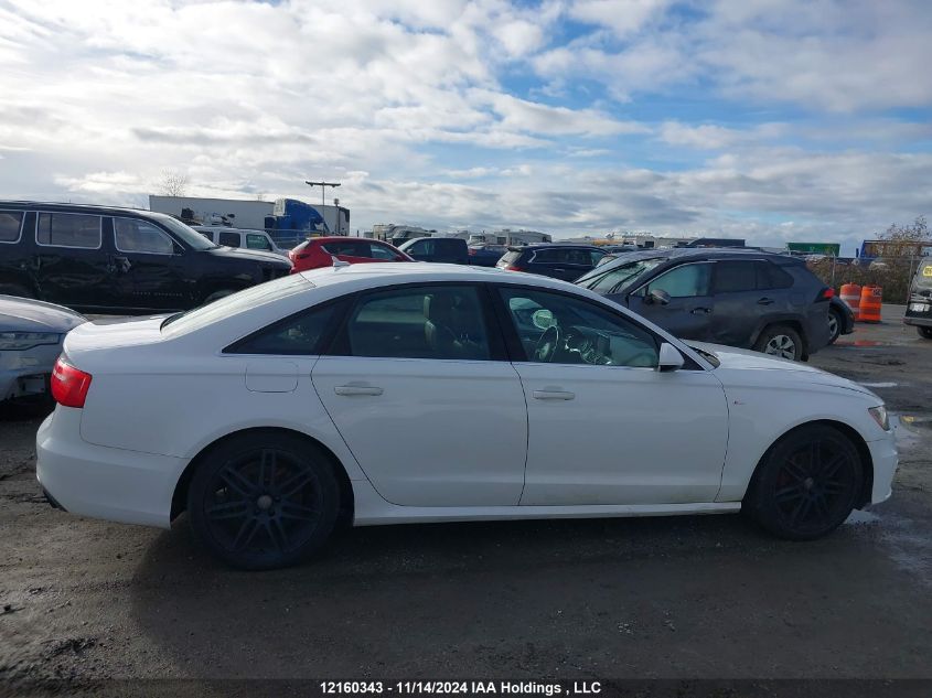 2013 Audi A6 Premium VIN: WAUJFCFC4DN012602 Lot: 12160343