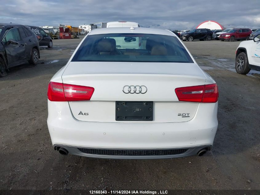 2013 Audi A6 Premium VIN: WAUJFCFC4DN012602 Lot: 12160343