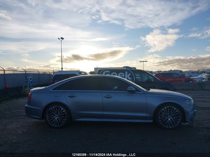 2016 Audi A6 Quattro Prog/Technik S Ln VIN: WAUJGAFC5GN140529 Lot: 12160359