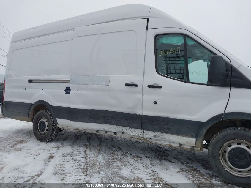 2019 Ford Transit T-250 VIN: 1FTYR3XM4KKA33125 Lot: 12160369