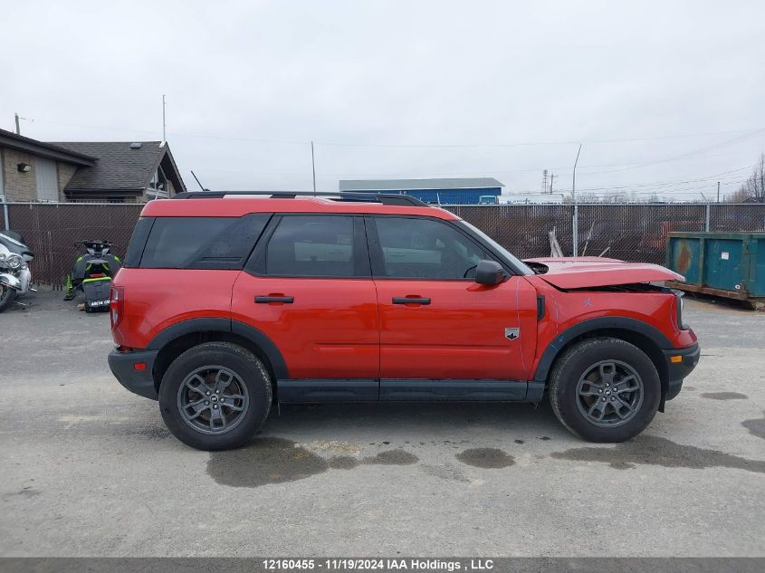 2023 Ford Bronco Sport Big Bend VIN: 3FMCR9B63PRE18325 Lot: 12160455