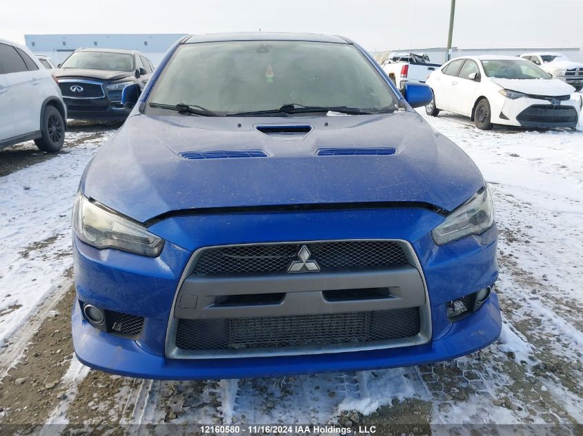 2010 Mitsubishi Lancer VIN: JA32W5FV9AU607336 Lot: 12160580