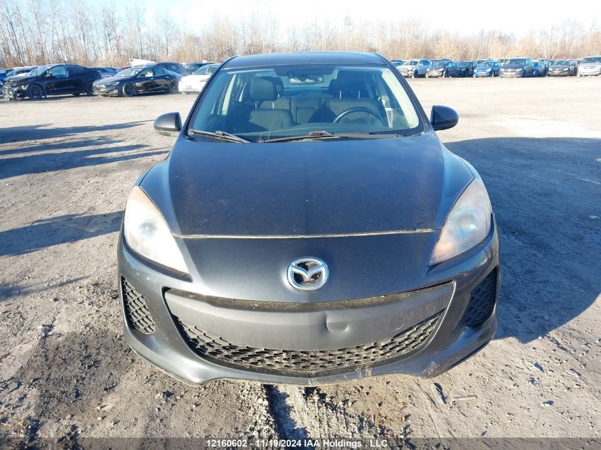 2012 Mazda 3 I VIN: JM1BL1V77C1642077 Lot: 12160602