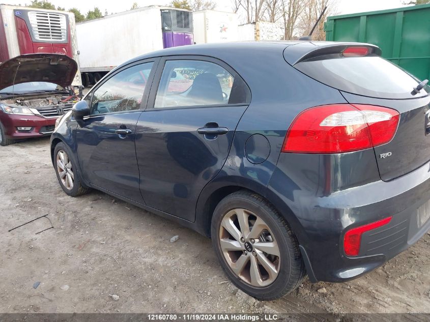 2016 Kia Rio VIN: KNADN5A36G6740276 Lot: 12160780