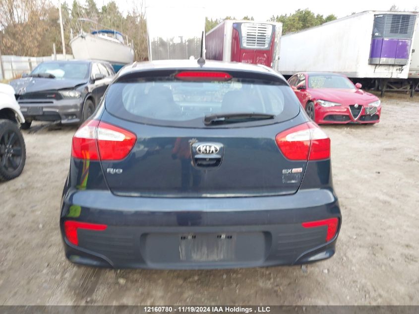 2016 Kia Rio VIN: KNADN5A36G6740276 Lot: 12160780