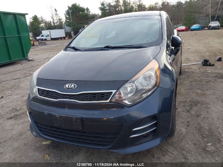 2016 Kia Rio VIN: KNADN5A36G6740276 Lot: 12160780