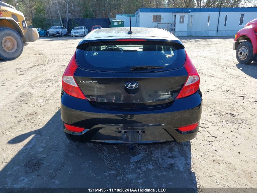 2012 Hyundai Accent Gls/Gs VIN: KMHCT5AE0CU001802 Lot: 12161495