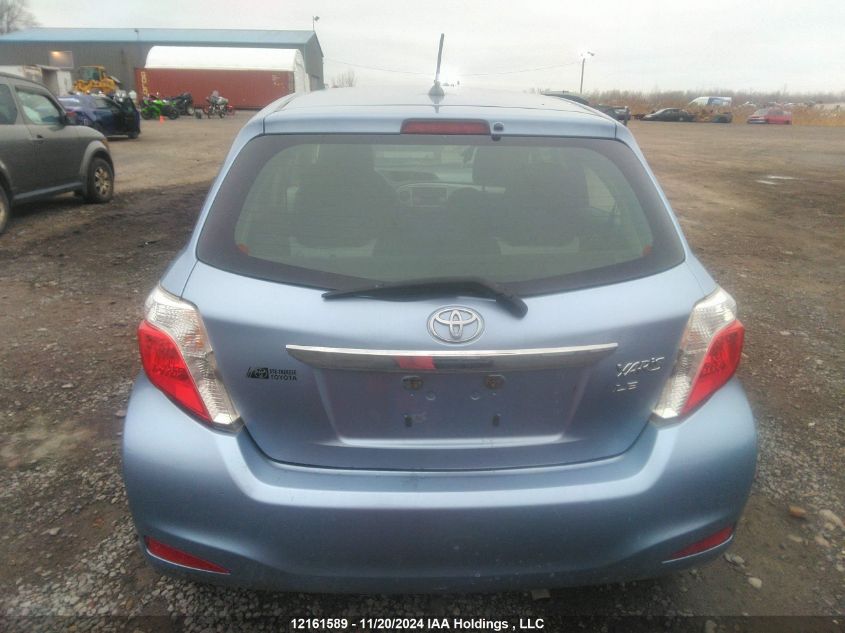 2012 Toyota Yaris VIN: JTDKTUD39CD506709 Lot: 12161589