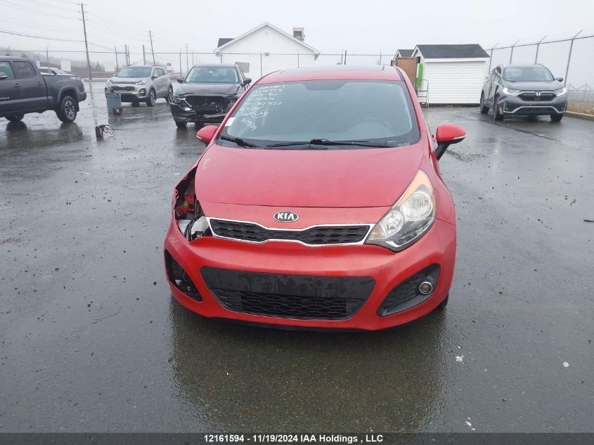 2014 Kia Rio Ex VIN: KNADN5A3XE6934046 Lot: 12161594