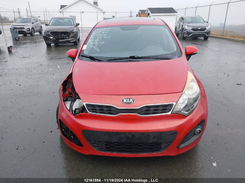 2014 Kia Rio Ex VIN: KNADN5A3XE6934046 Lot: 12161594