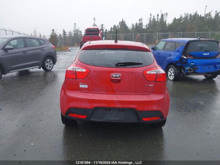 2014 Kia Rio Ex VIN: KNADN5A3XE6934046 Lot: 12161594