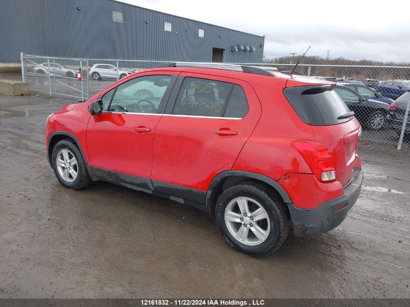 2014 Chevrolet Trax 1Lt VIN: 3GNCJLEBXEL178070 Lot: 12161832