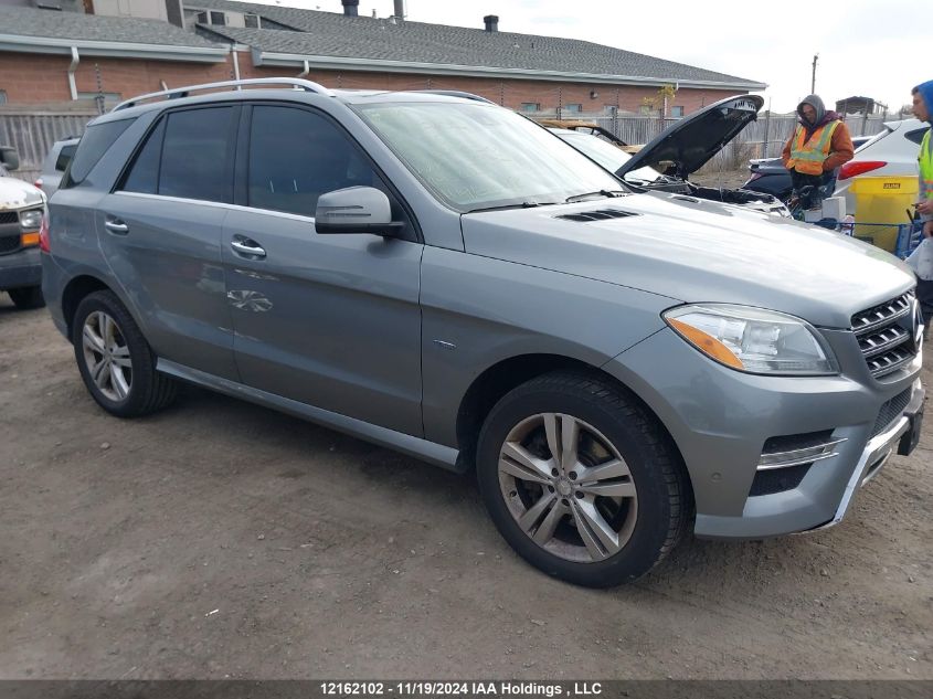 2012 Mercedes-Benz Ml 350 VIN: 4JGDA2EB5CA097629 Lot: 12162102