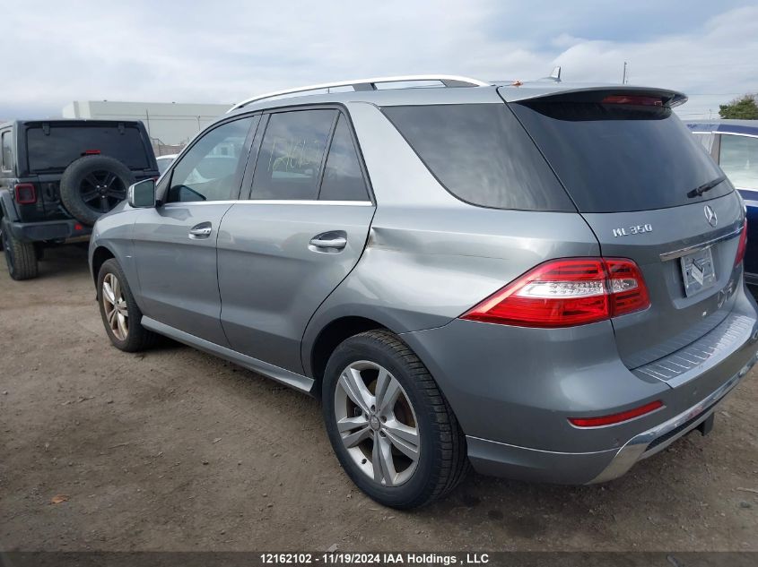 2012 Mercedes-Benz Ml 350 VIN: 4JGDA2EB5CA097629 Lot: 12162102