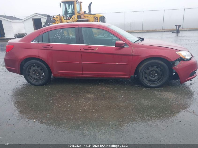 2012 Chrysler 200 Lx VIN: 1C3CCBAB1CN236216 Lot: 12162234