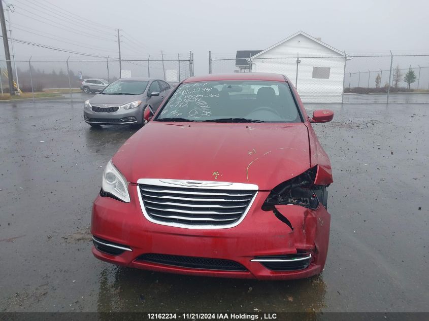 2012 Chrysler 200 Lx VIN: 1C3CCBAB1CN236216 Lot: 12162234